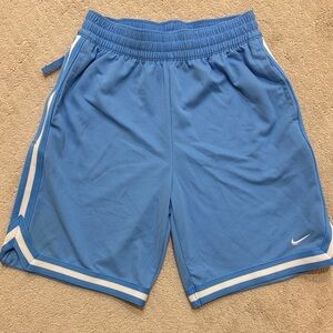 Nike Light Blue Crossover Shorts with White‎ Accents